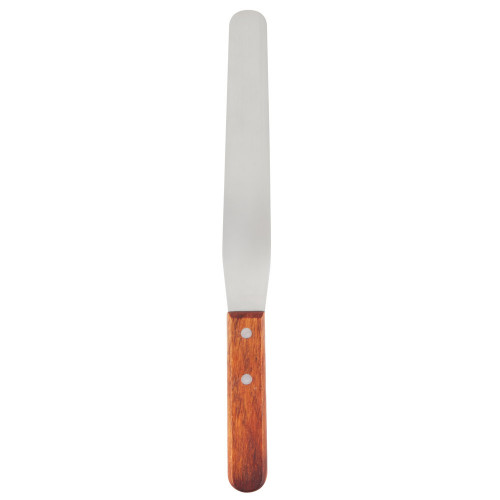 Лопатка с деревянной ручкой, нержавеющая сталь, 25 см, Winco TNS-9