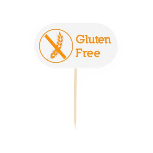 Флажок-маркировка Gluten Free 8 см, 100 шт/уп, 99100