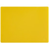 Доска 50 х 35 х 1,8 см желтая пластиковая разделочная, Winco CBYL-1520