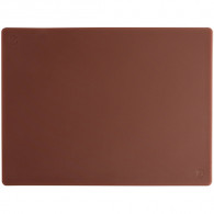 Доска 50 х 35 х 1,8 см коричневая пластиковая разделочная, Winco CBBN-1520
