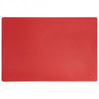 Доска разделочная пластиковая красная 30 х 45 х 1.25 см, Winco CBRD-1218