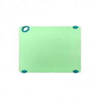 Доска разделочная, пластик, Winco 45х60х1.25 см с крючком, зеленая, CBK-1824GR