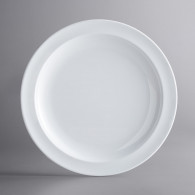 Тарелка 26 см, белая, пластик, Winco MMPR-10W