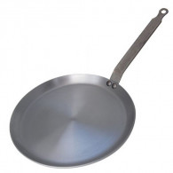 Сковорода для блинов d=26 см, белая сталь 'Carbone Steel', индукция, 67139