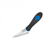 Нож для чистки Winco 9 см зубчатый с прорезиненной ручкой, KPR-30