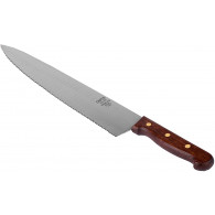 Нож Шеф поварской зубчатый 30 см с деревянной ручкой, Capco 4212-12