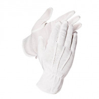 Белые перчатки с напылением для официанта, Молекула, размер 8, 1 шт, 78428
