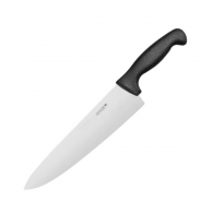Нож поварской Шеф 38 см, лезвие 24 см, н/c, черный, Winco Pro