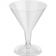 Бокал для мартини стеклоподобный 100 мл, низкая ножка (6 шт/уп), PS
