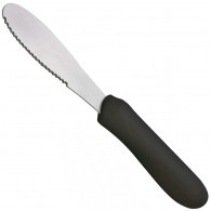 Лопатка нож для масла 14х3 см, пластиковая ручка, Winco TKP-31