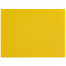 Доска 50 х 35 х 1,8 см желтая пластиковая разделочная, Winco CBYL-1520