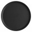 Поднос круглый из стекловолокна 36 см, черный, Winco TRH-14K