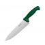 Нож поварской Шеф 34 см, лезвие 20 см, н/c, зеленый, Winco Pro